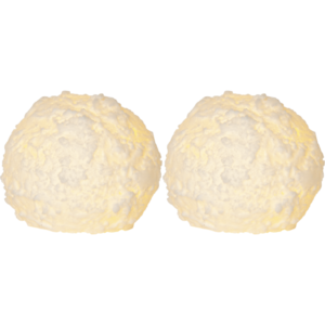 LED Blockljus 2-pack Snowball