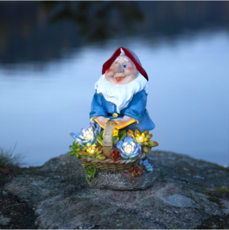 Solcellsdekoration Gnomy