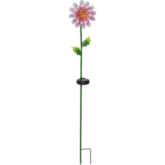 Solcellsdekoration Pink Daisy