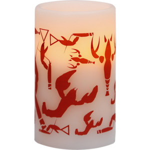 LED Blockljus Crayfish Party