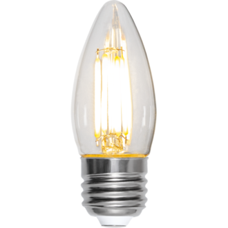 LED-lampa E27 C35 Clear