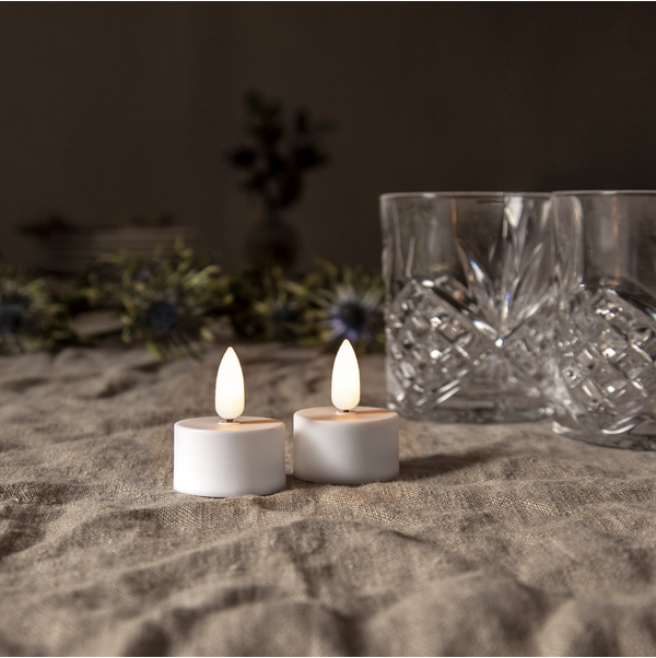 LED Värmeljus 2-pack Flamme