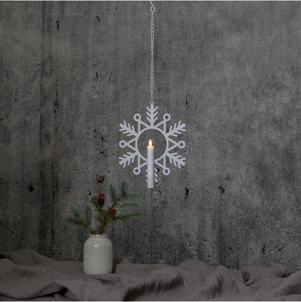 Inomhusdekoration Flamme Snow