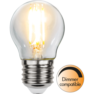 LED-lampa E27 G45 Clear