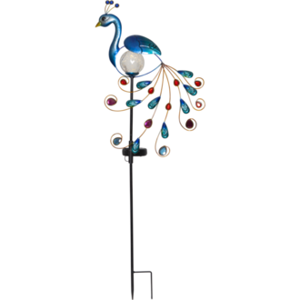 Solcellsdekoration Peacock