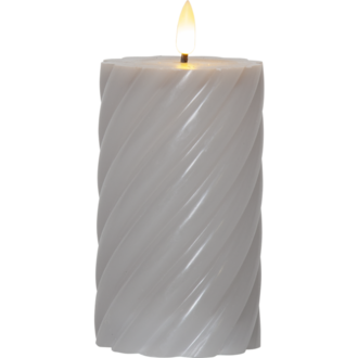 LED Blockljus Flamme Swirl