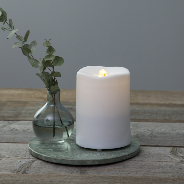 LED Blockljus Water Candle