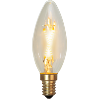 LED-lampa E14 C35 Soft Glow