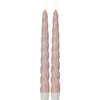 LED Antikljus 2-pack Flamme Shine