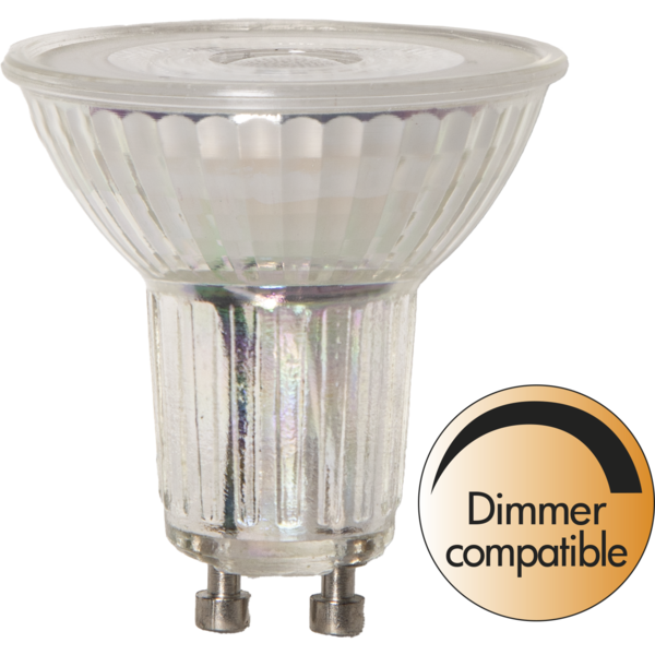 LED-lampa GU10 MR16 Spotlight Glass