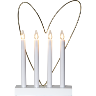 Ljusstake Glossy Heart