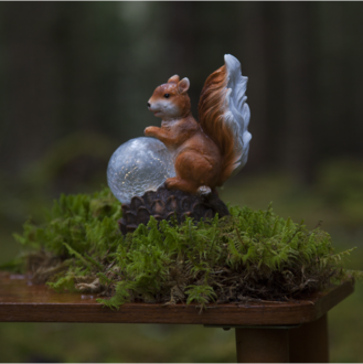 Solcellsdekoration Squirrel