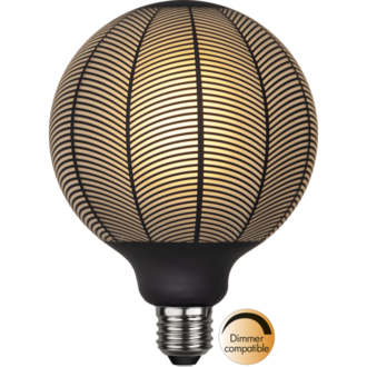 LED-lampa E27 G125 Graphic