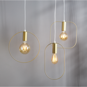 LED-lampa E27 G95 Plain Amber
