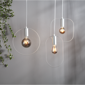 LED-lampa E27 G95 Plain Smoke