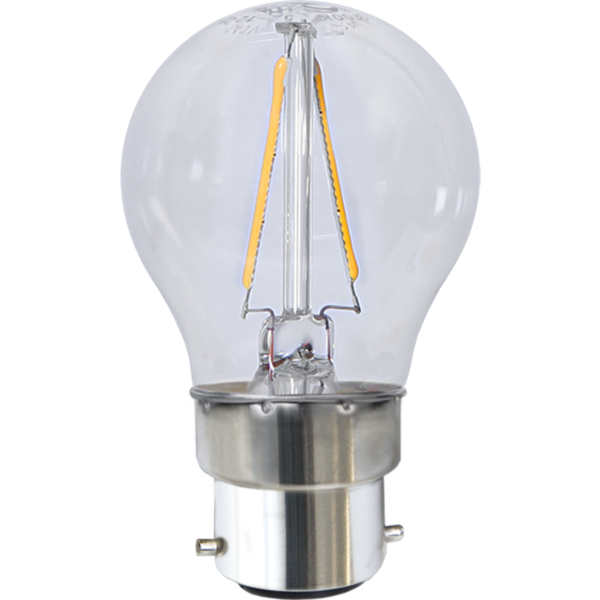 LED-lampa B22 G45 Clear