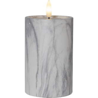 LED Blockljus Flamme Marble