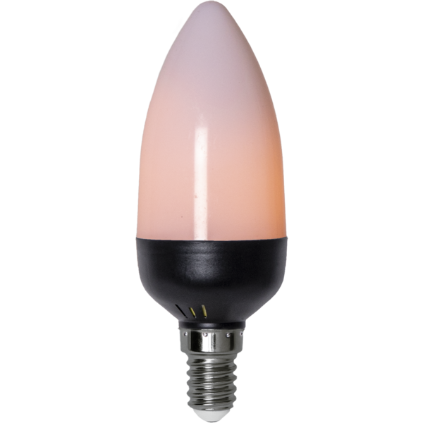 LED-lampa E14 C37 Flame