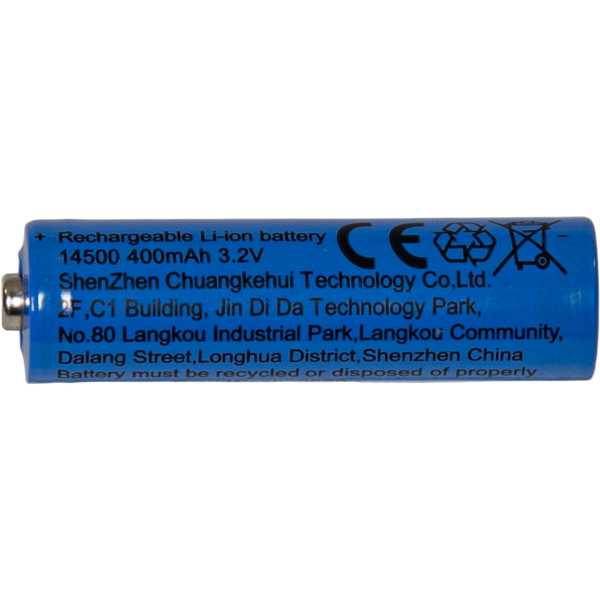 Laddbart batteri 14500 3,2V 400mAh Li-ion