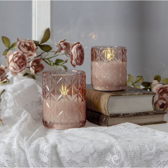 LED Ljus Flamme Romb