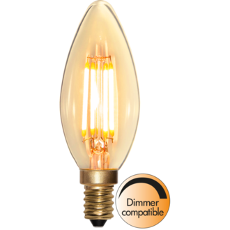 LED-lampa E14 C35 Soft Glow