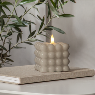 LED Blockljus Flamme Dot