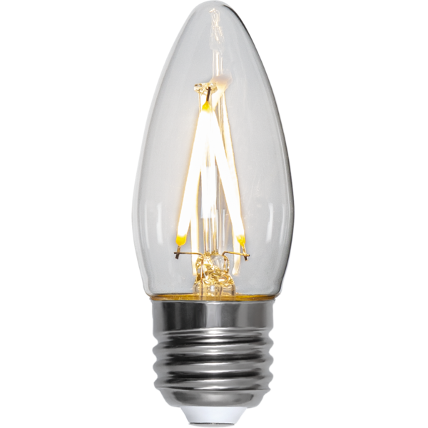 LED-lampa E27 C35 Clear