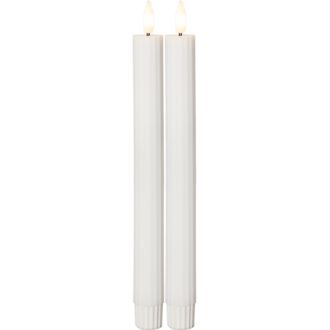 LED Antikljus 2-pack Flamme Stripe