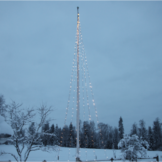 Reservljusslinga Flagpole-Tree