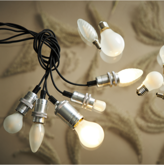 LED-lampa E14 P45 Frosted