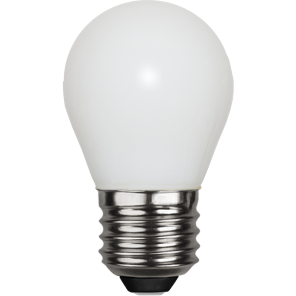 LED-lampa E27 G45 Opaque filament RA90