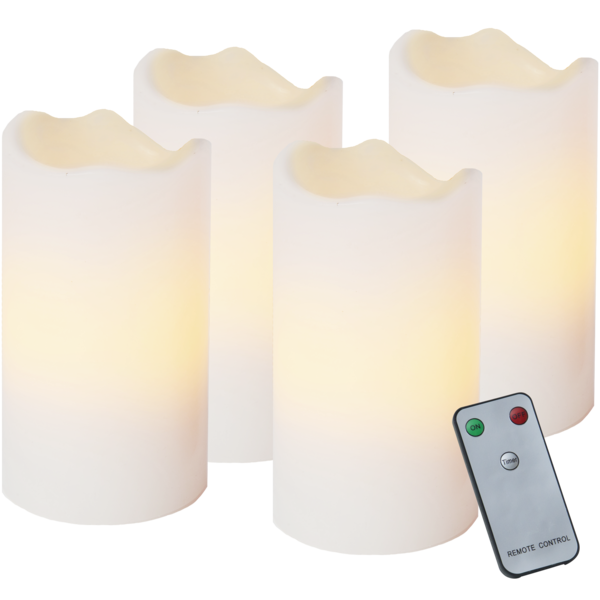 LED Blockljus 4-pack Advent