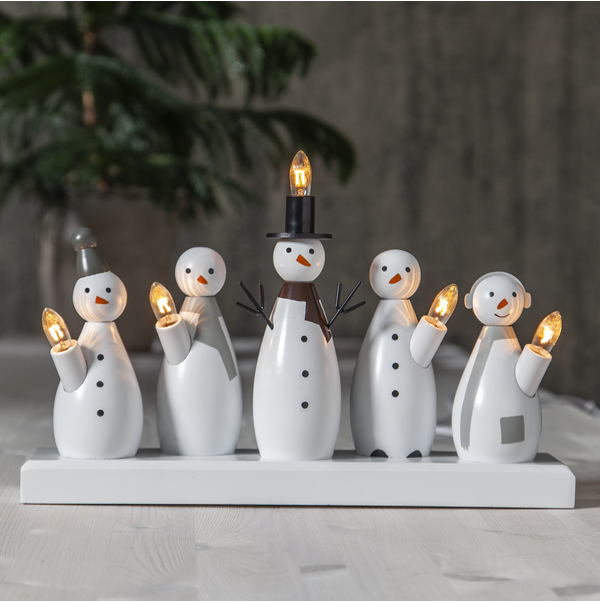 Ljusstake Snowman