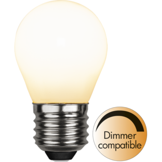 LED-lampa E27 G45 Opaque filament RA90