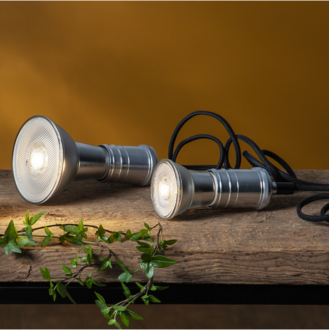 LED-lampa E27 PAR30 Spotlight Glass