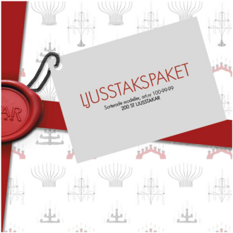 Ljusstake 200 st sorterade ljusstakar - paket