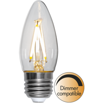 LED-lampa E27 C35 Clear