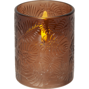 LED Blockljus Flamme Leaf