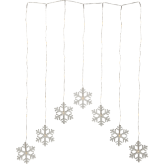 Ljusgardin DecySnowflake