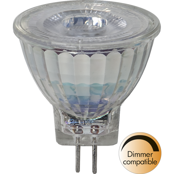 LED-lampa GU4 MR11 Spotlight Glass