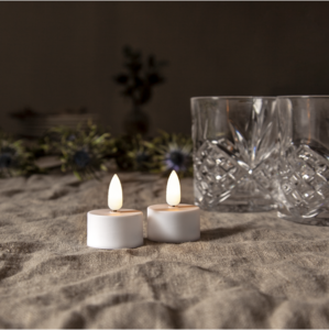 LED Värmeljus 2-pack Flamme