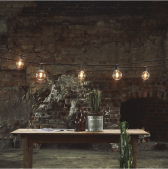 LED-lampa E27 G95 Outdoor Lighting PC Cover Filament