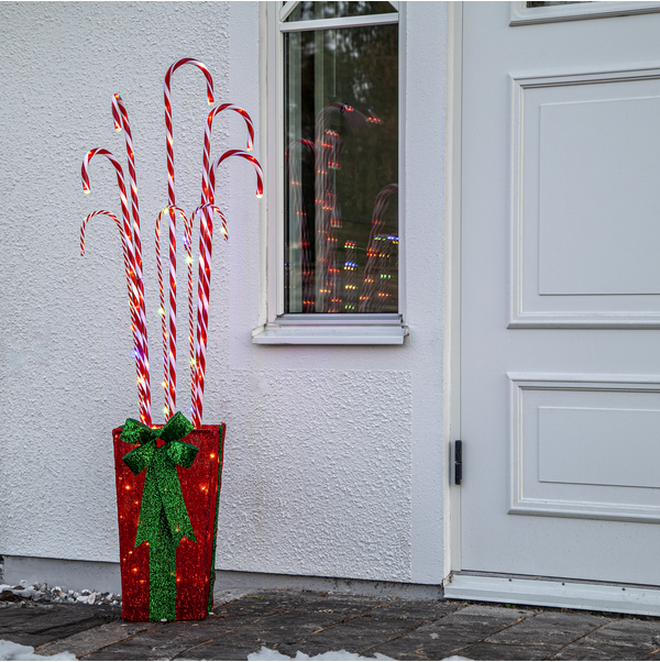 Utomhusdekoration CandyCane Box