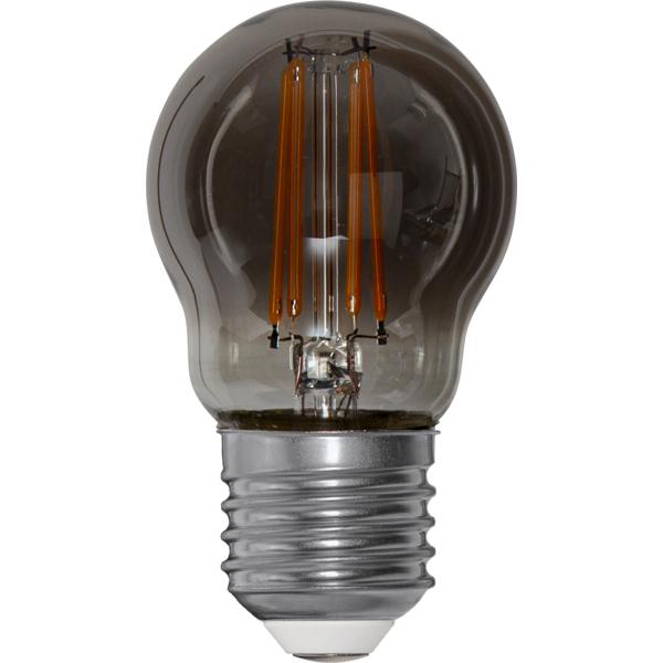 LED-lampa E27 G45 Soft Glow Smoke 3-step memory