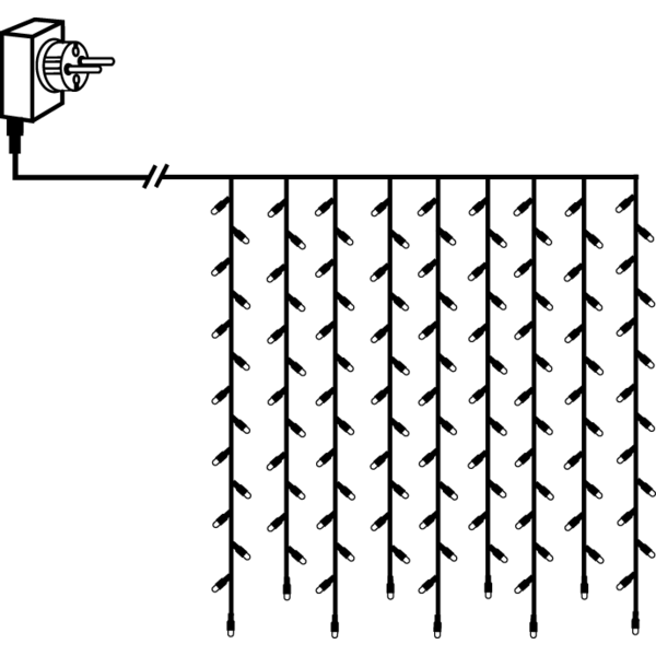 Ljusgardin Serie MicroLED