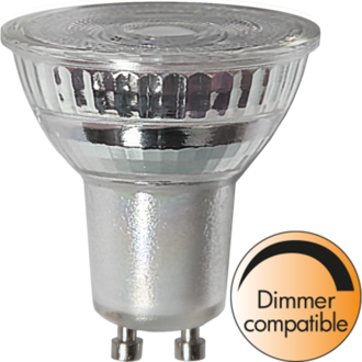 LED-lampa GU10 MR16 Spotlight Glass