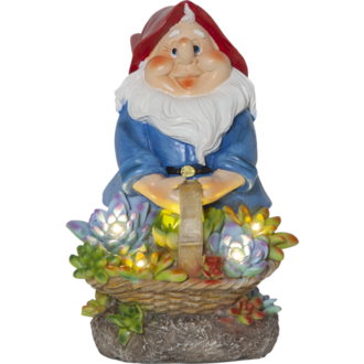 Solcellsdekoration Gnomy