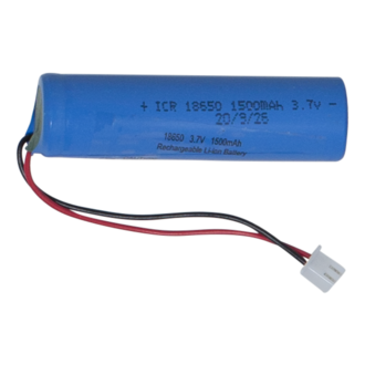 Batteri 18650 3,7V 1500mAh Li-ion JST-PH 2mm plug