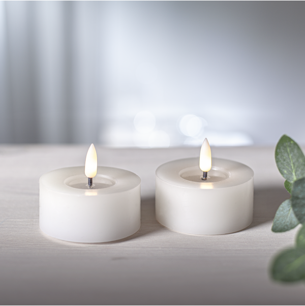 LED Värmeljus 2-pack Flamme Flow
