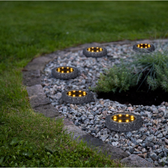 Solcellsspotlight 2-p Lawnlight
